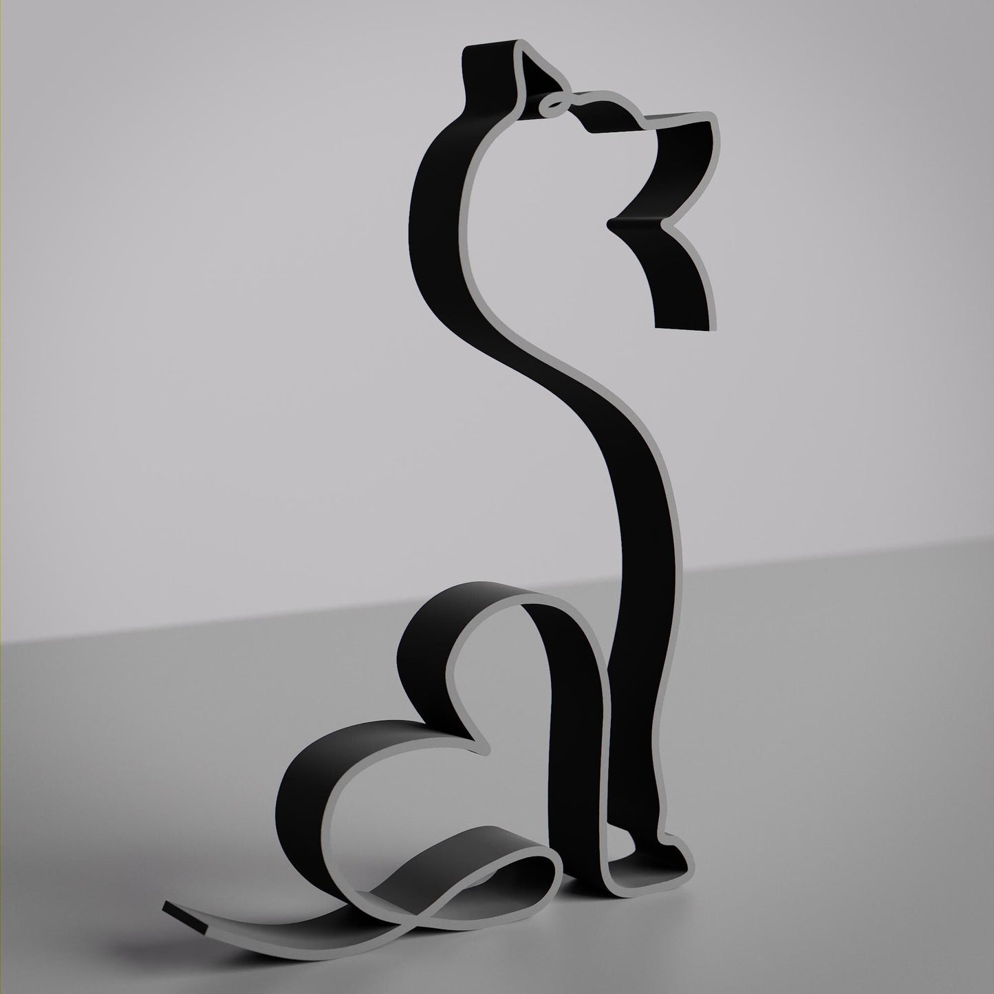 Siberian Husky - Line Art Figure - Dog 30