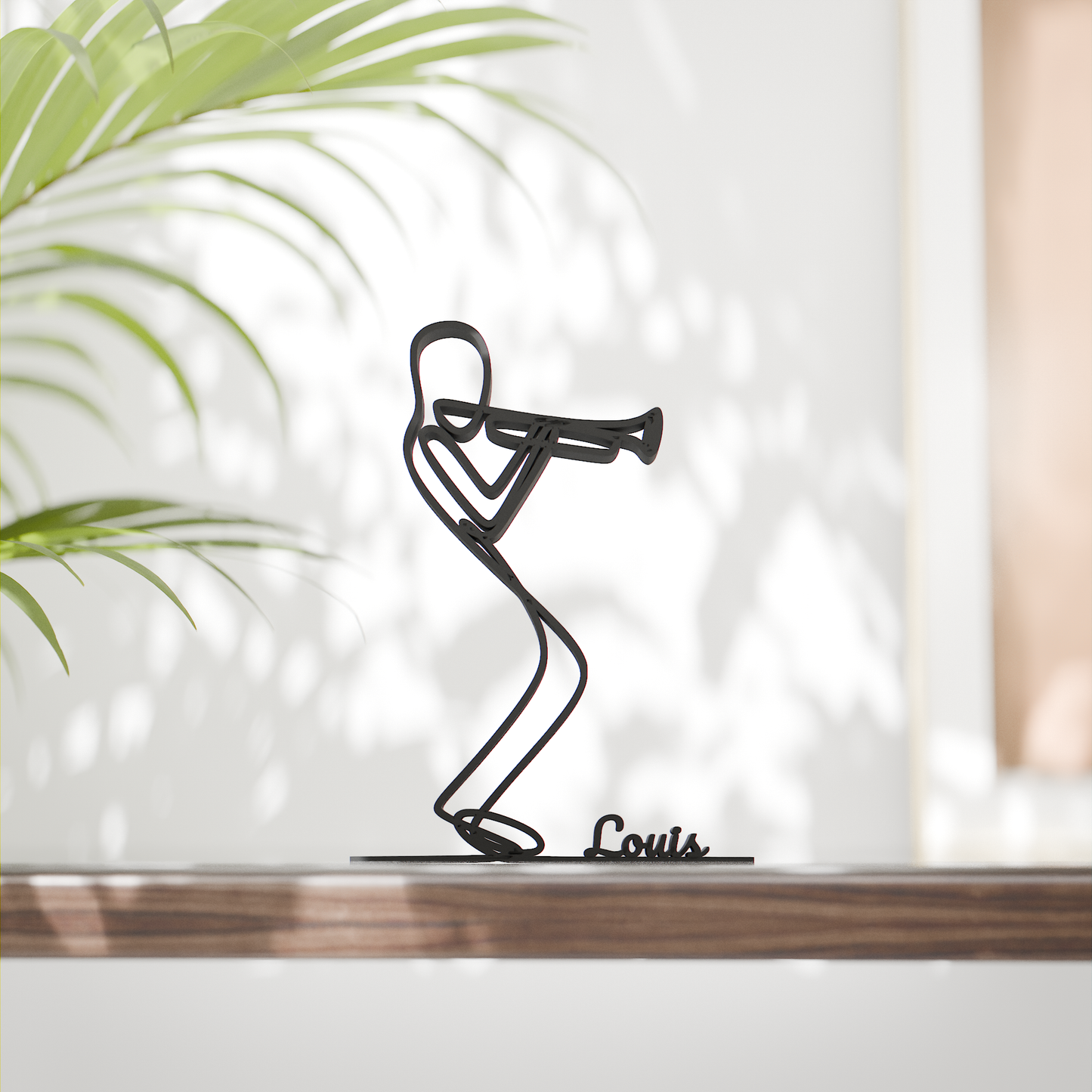 Trumpeter - Customized Line Art Figure