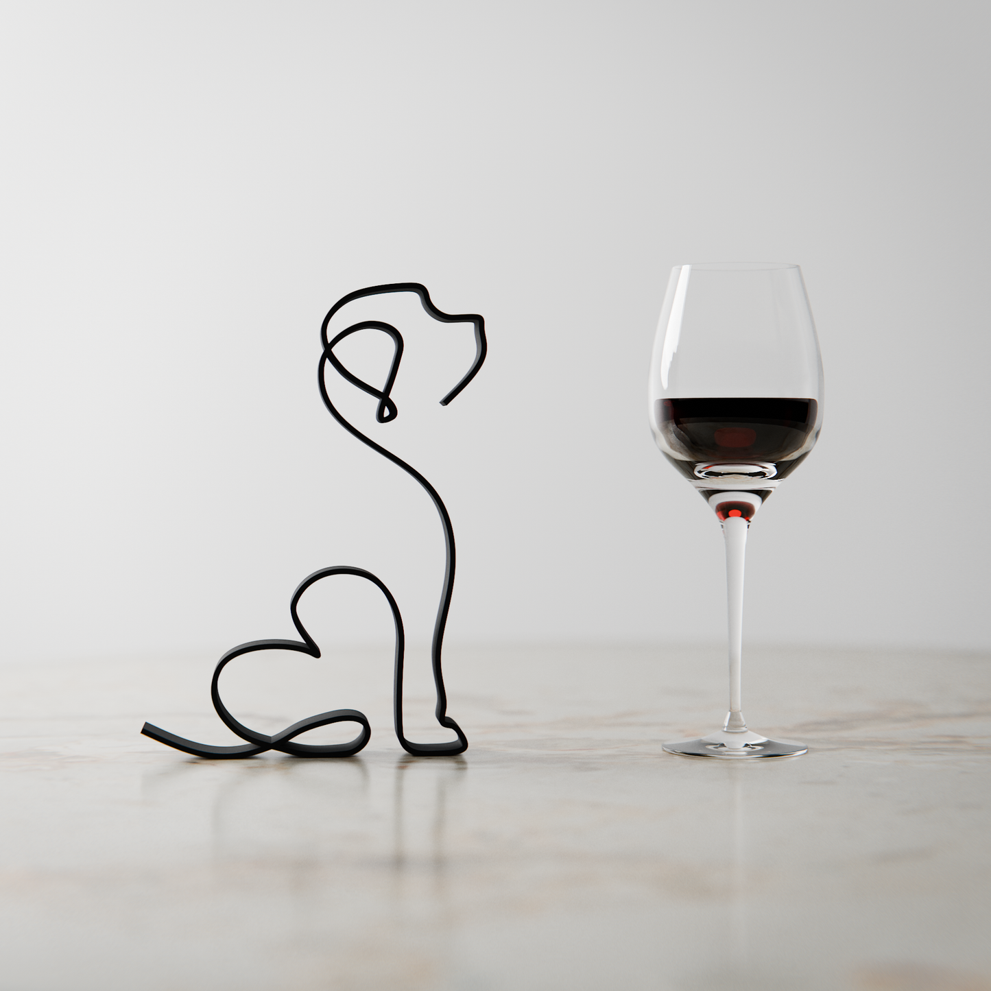 Cockapoo - Line Art Figure