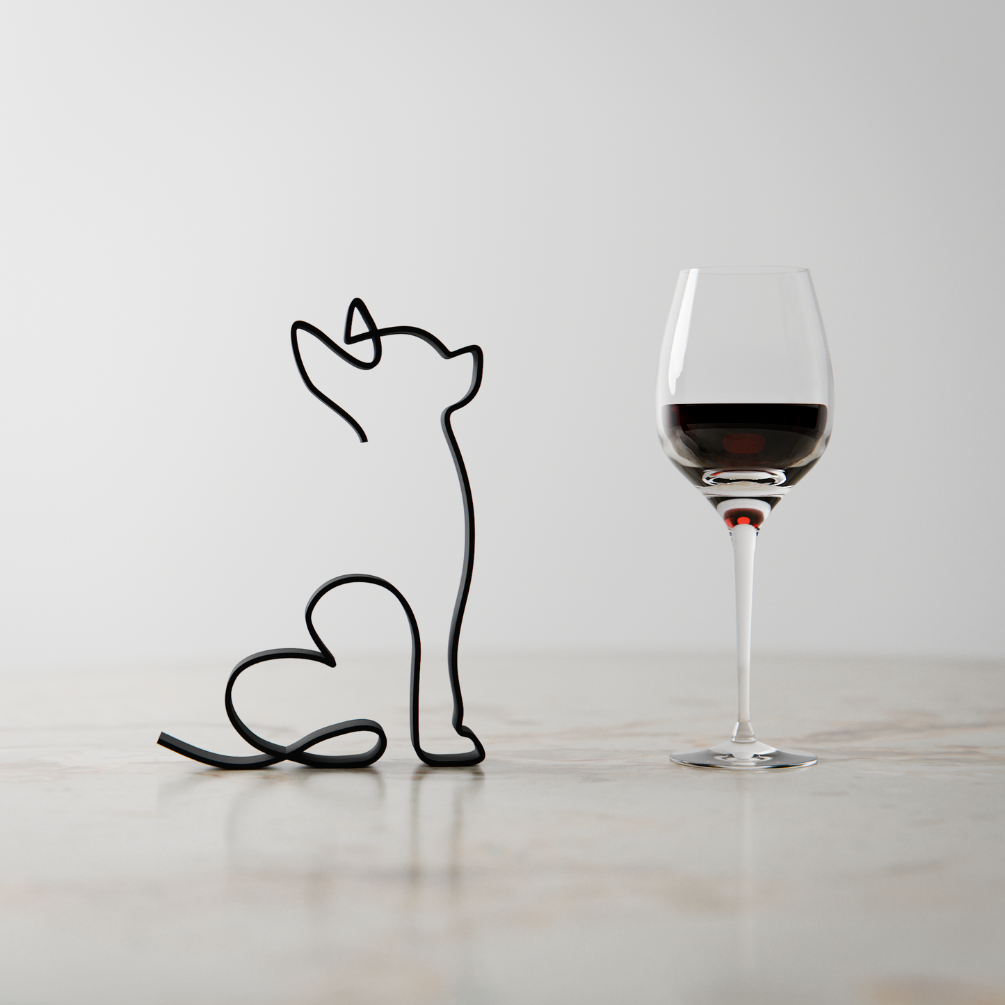 Chihuahua - Line Art Figure