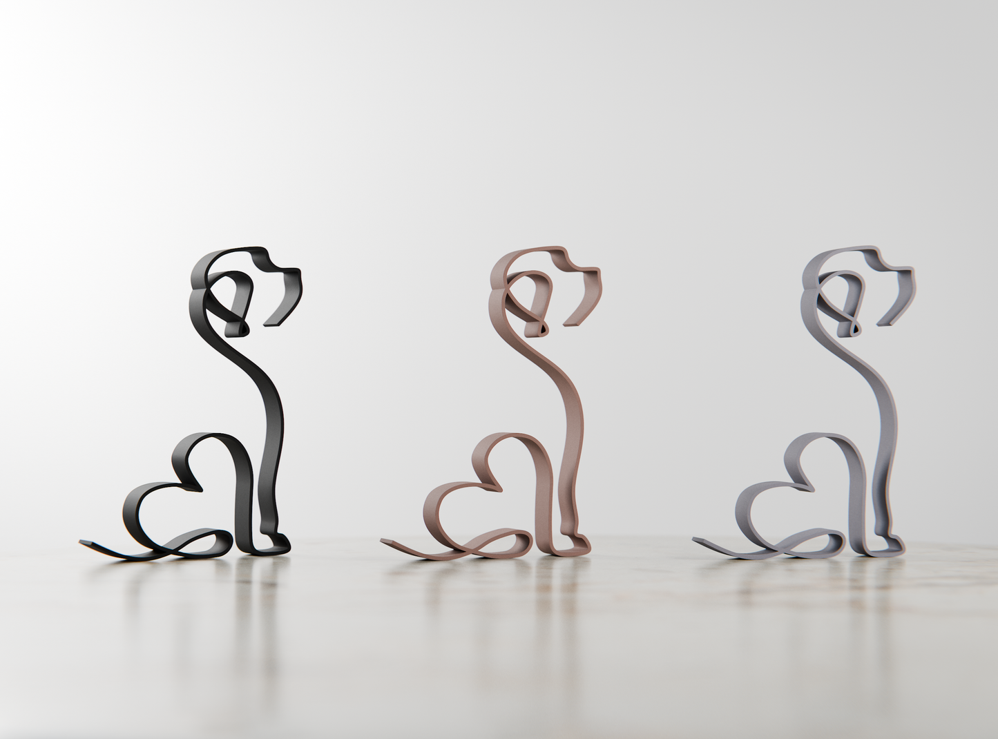Cockapoo - Line Art Figure