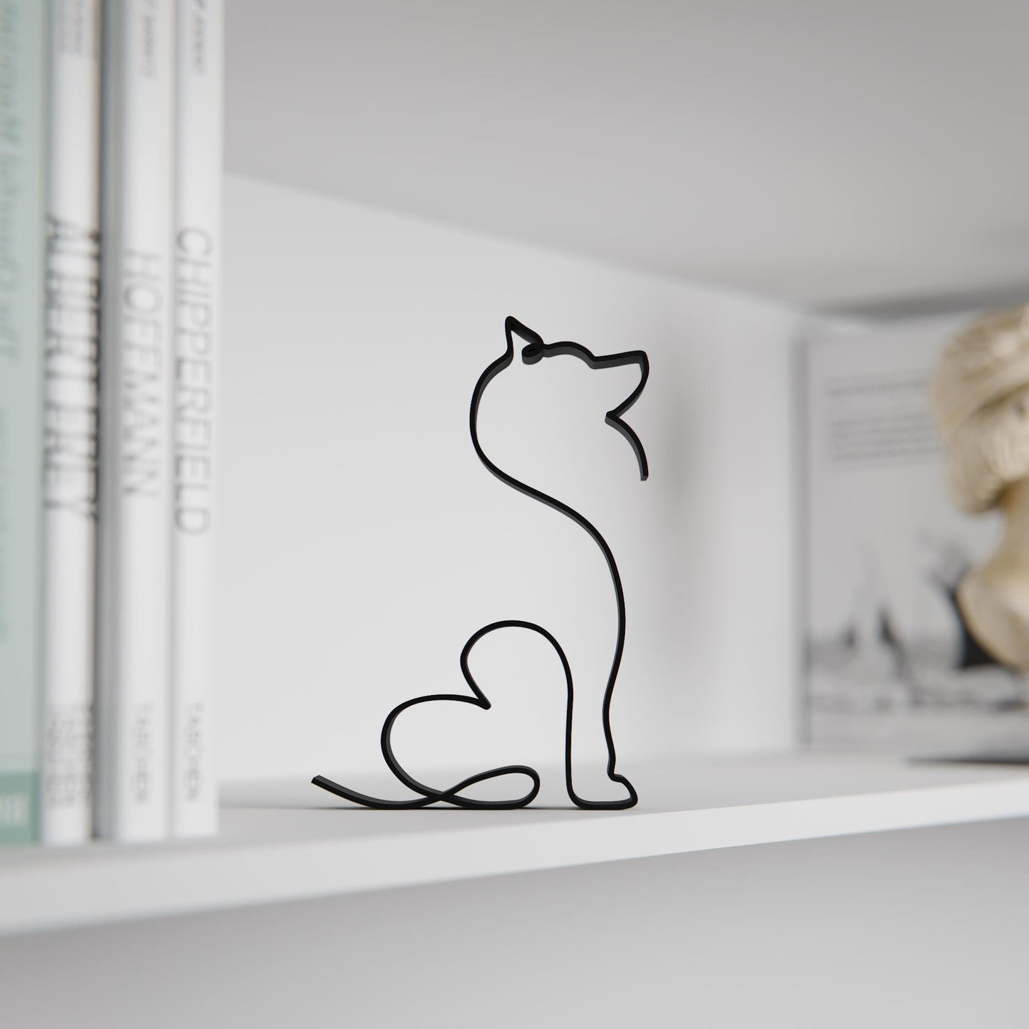 Siberian Husky - Line Art Figure - Dog 30