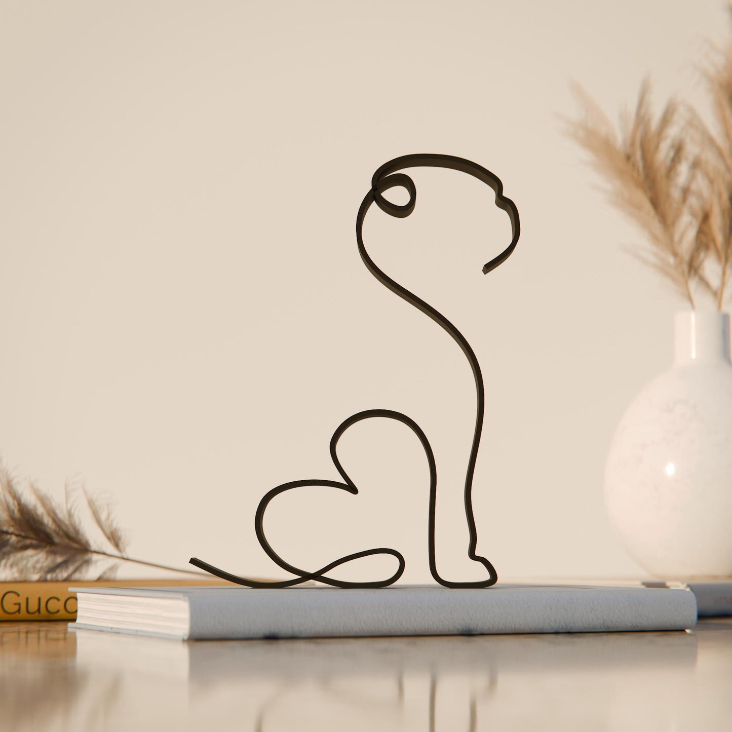 Pug - Line Art Figure - Dog 27