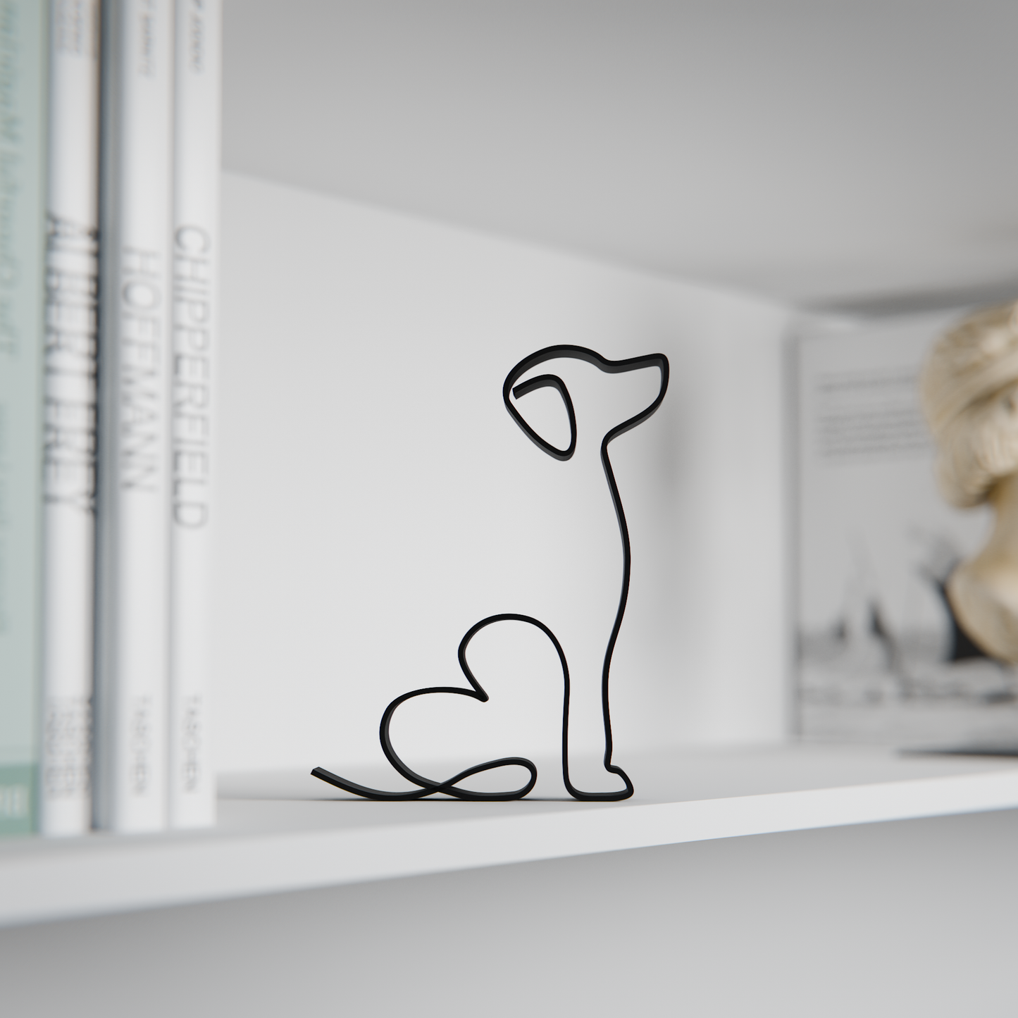 Beagle Dog 13 - Line Art Figure