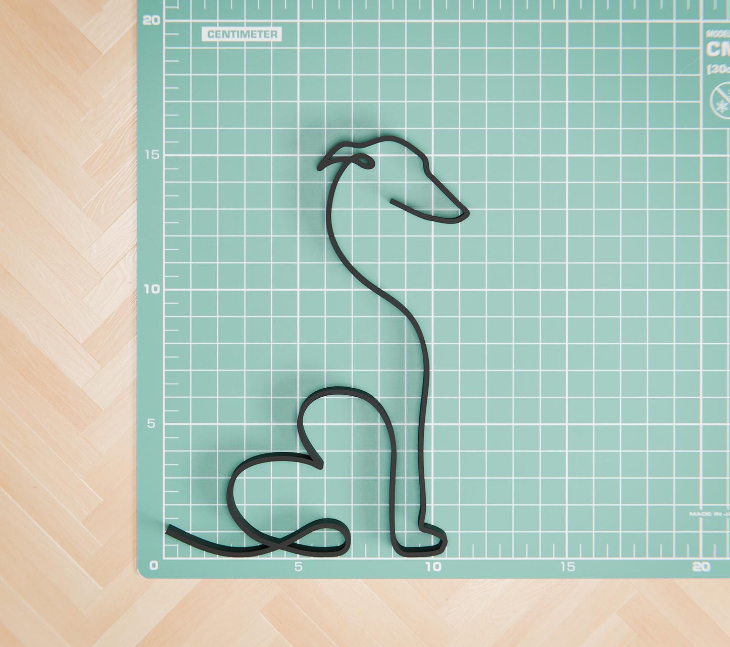 Whippet Dog - Line Art Figure - Dog 23