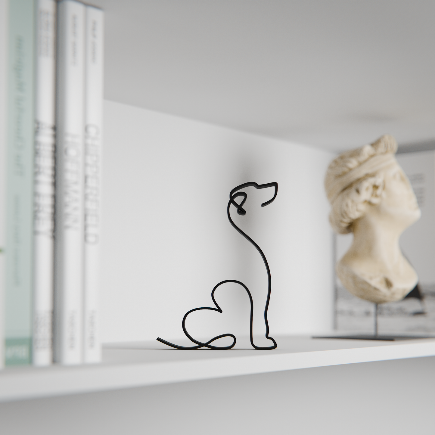 Rhodesian Ridgeback - Line Art Figure