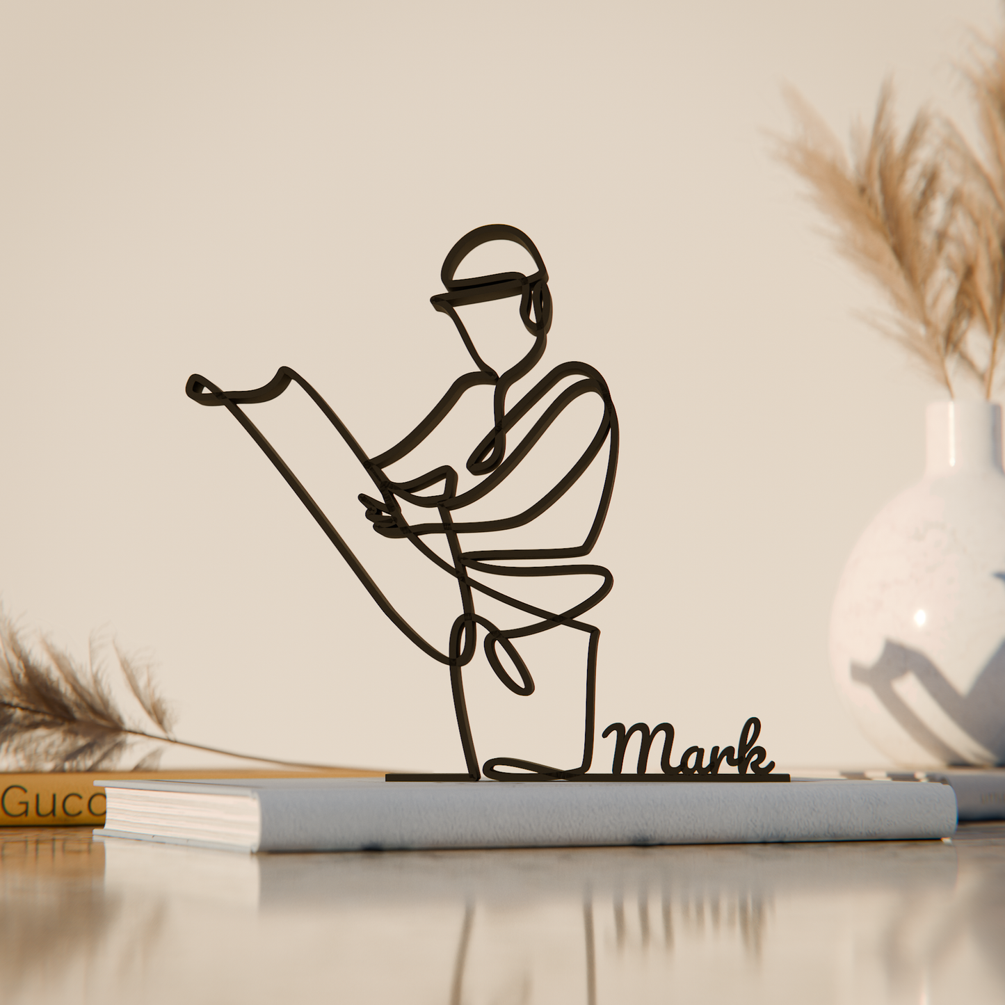 Architect - Customized Line Art Figure