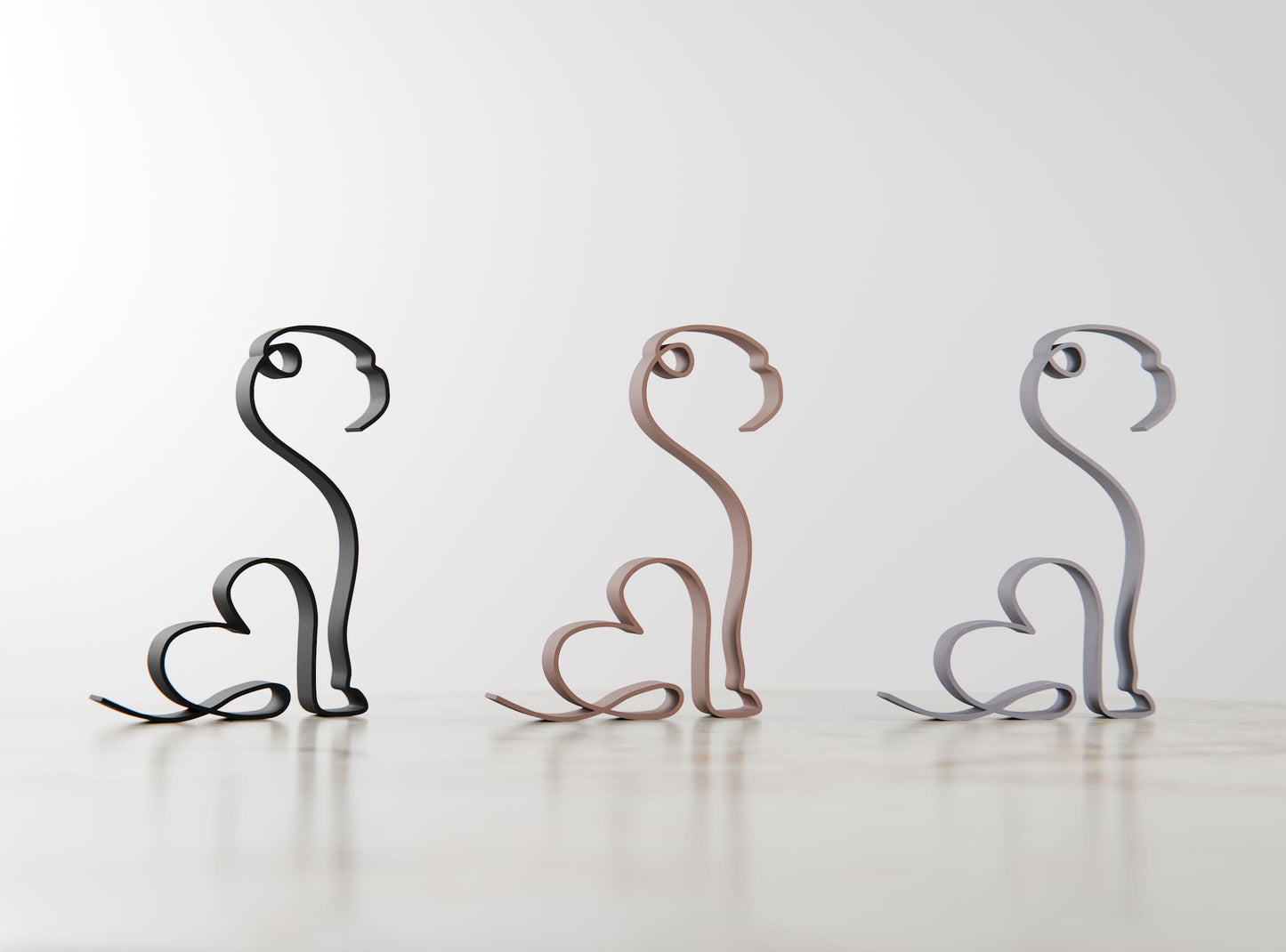 Pug - Line Art Figure - Dog 27