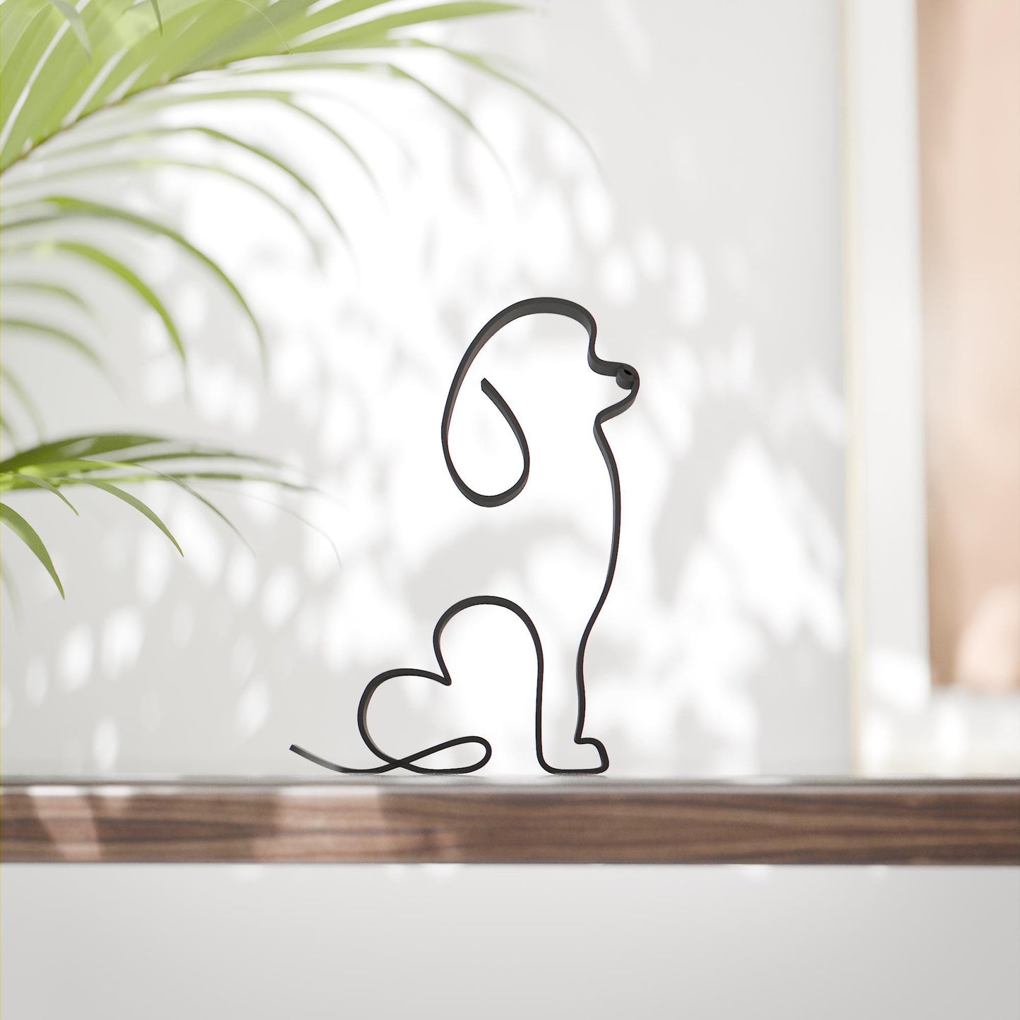 Poodle Dog 01 - Line Art Figure
