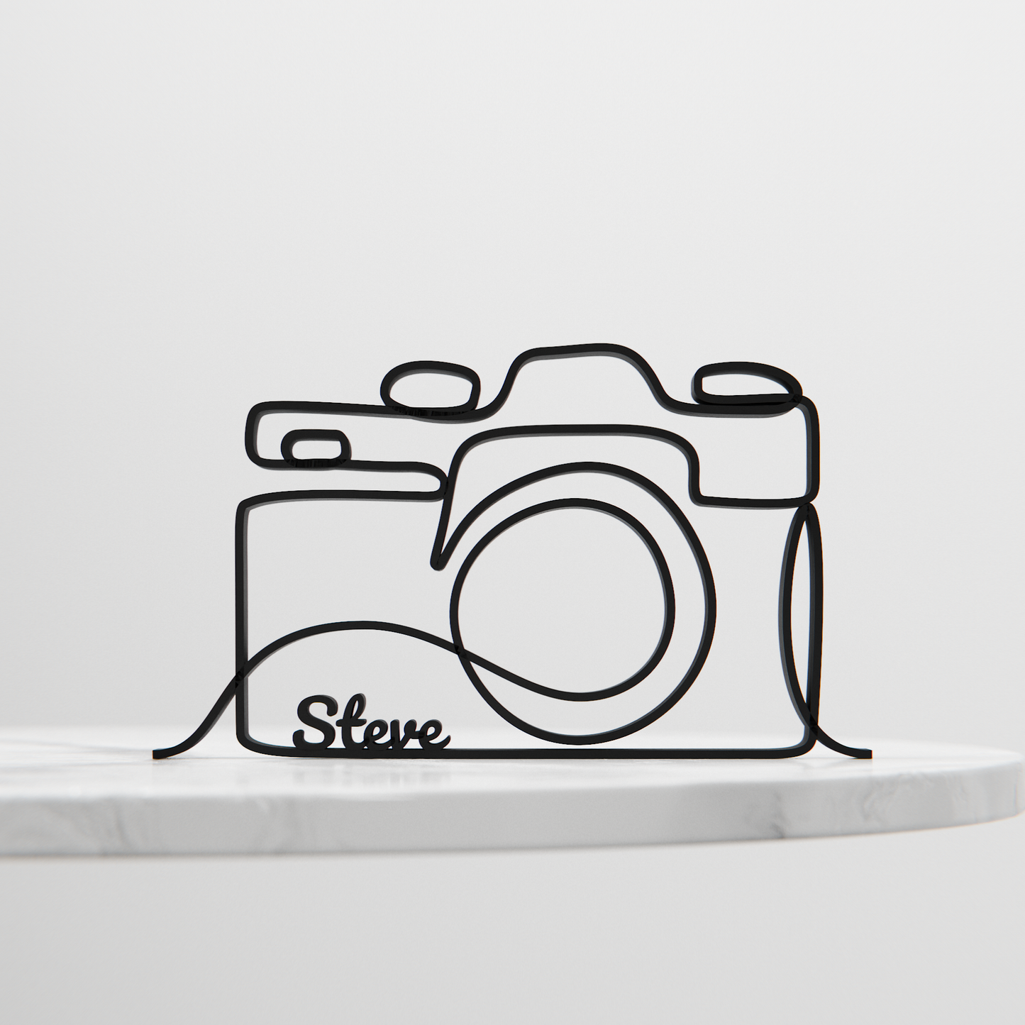 Camera - Customized Line Art Figure