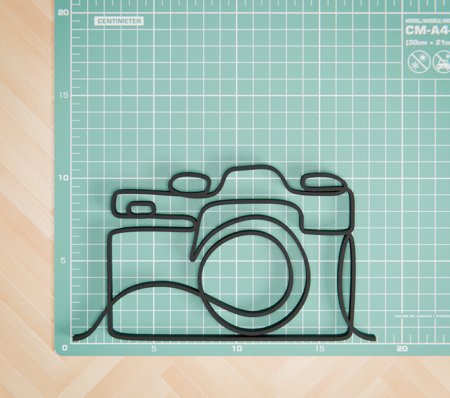 Camera - Customized Line Art Figure