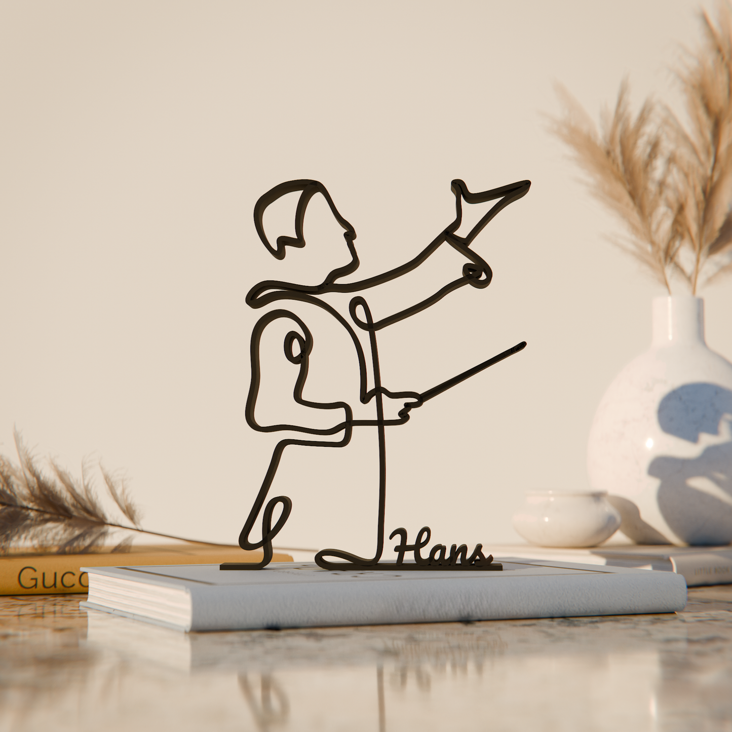 Conductor - Customized Line Art Figure
