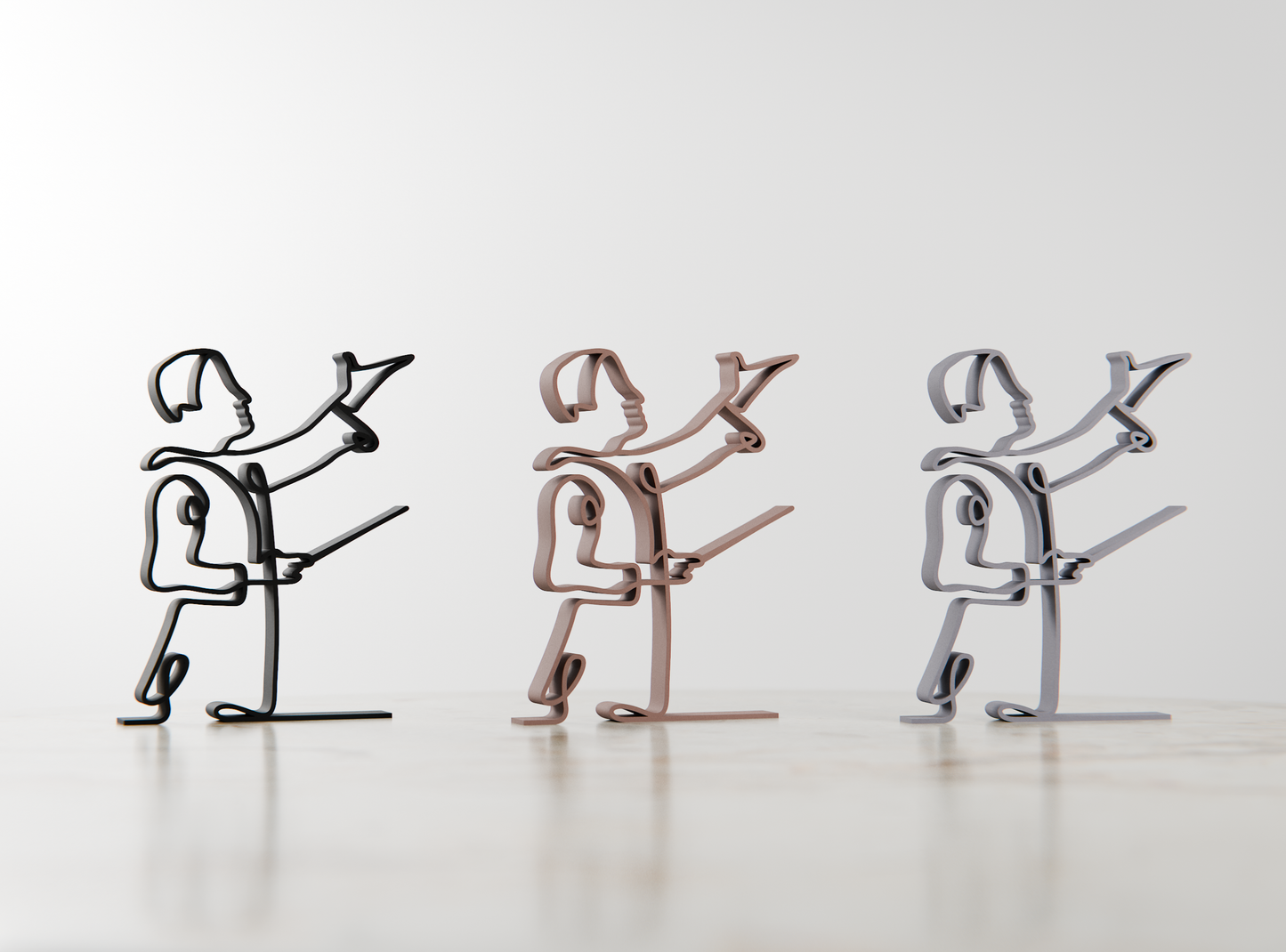 Conductor - Customized Line Art Figure