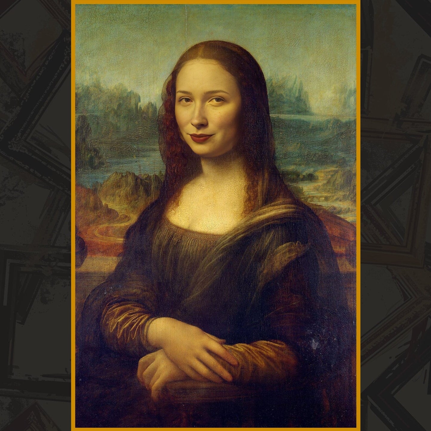 Anatolian HandsCustomized MONA LISA Portrait from Photo, Turn Me Into a Mona Lisa Painting | Custom Portrait Gift | Valentines Day Gift | Digital Download