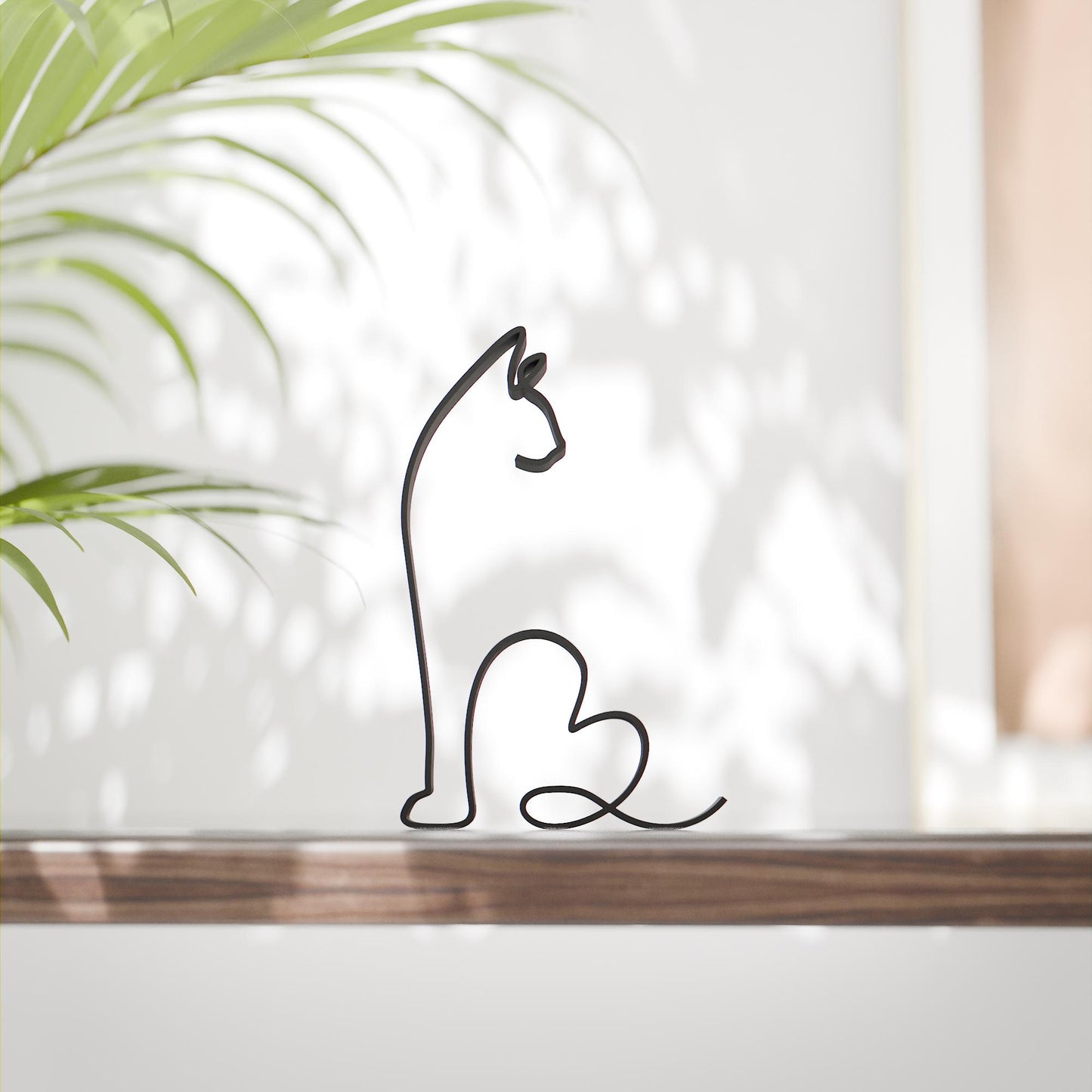 Siamese Cat - Line Art Figure