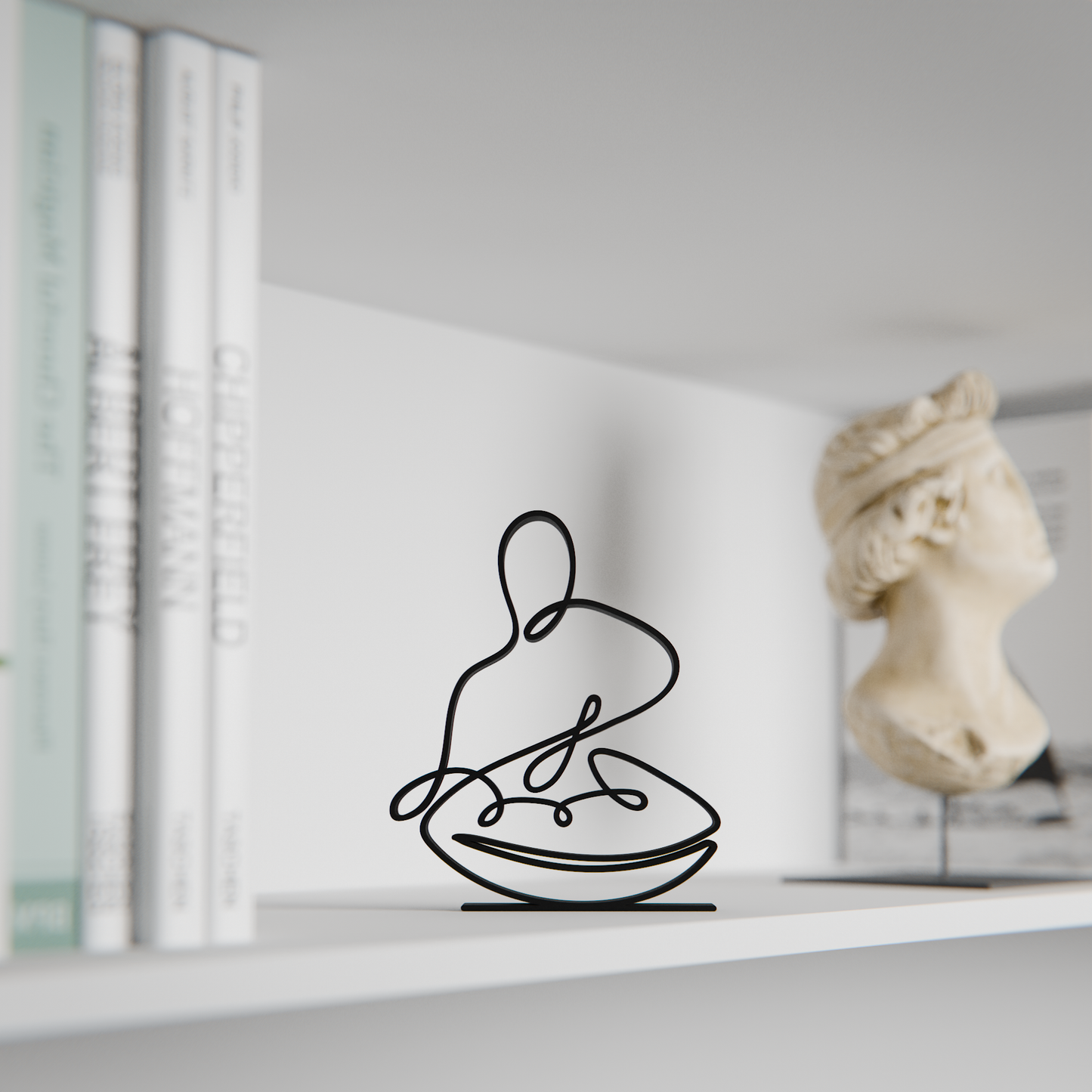 Handpan Hang Drummer - Customized Line Art Figure