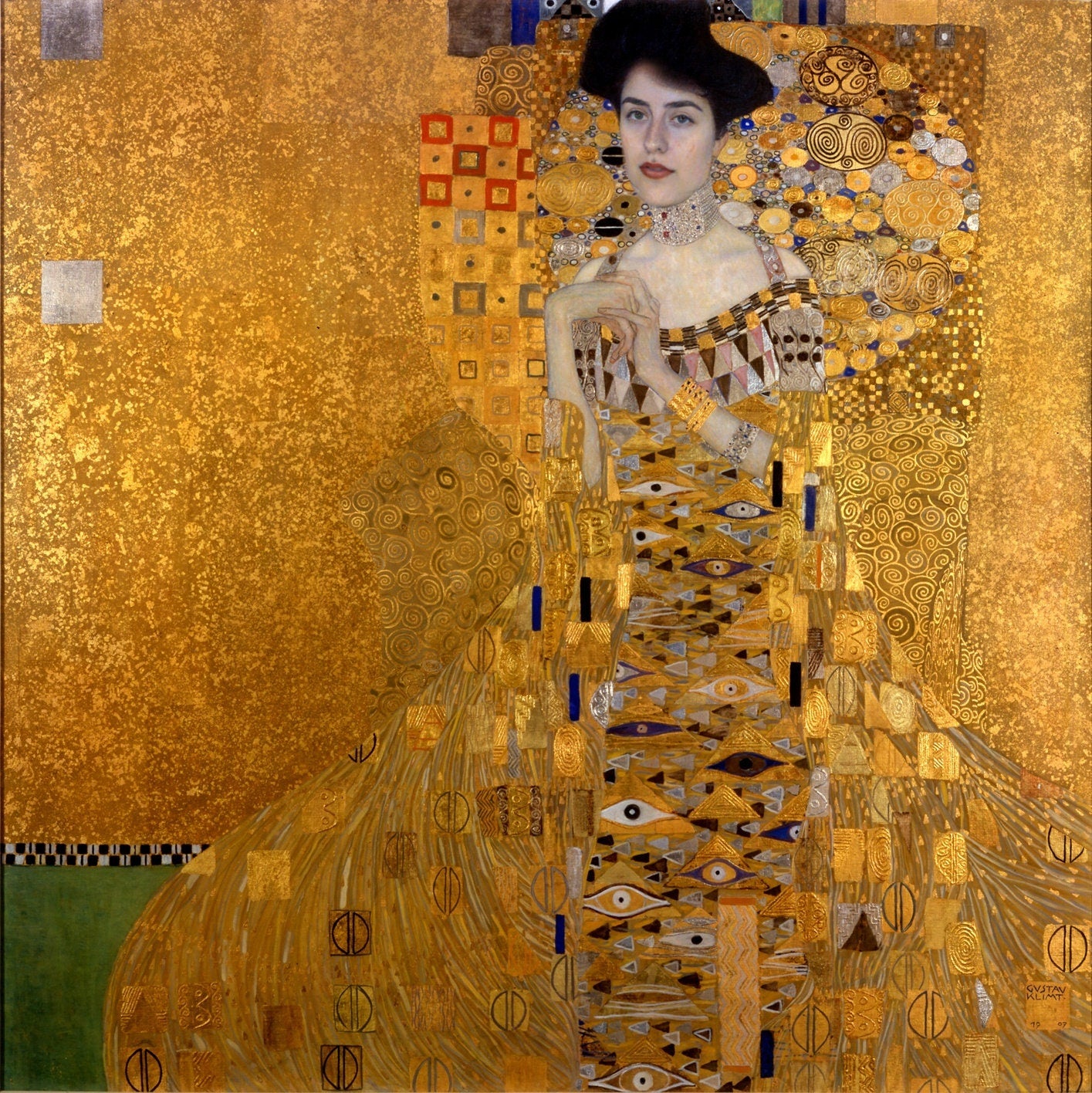 Customized Portrait of Adele Bloch-Baue I from Photo, Turn Me Into a Gustav Klimt Painting | Custom Portrait Gift | Digital Download