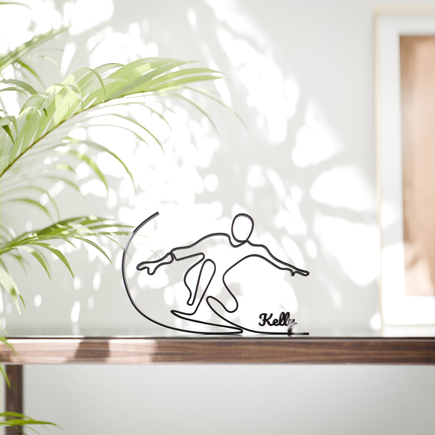 Surfer - Customized Line Art Figure