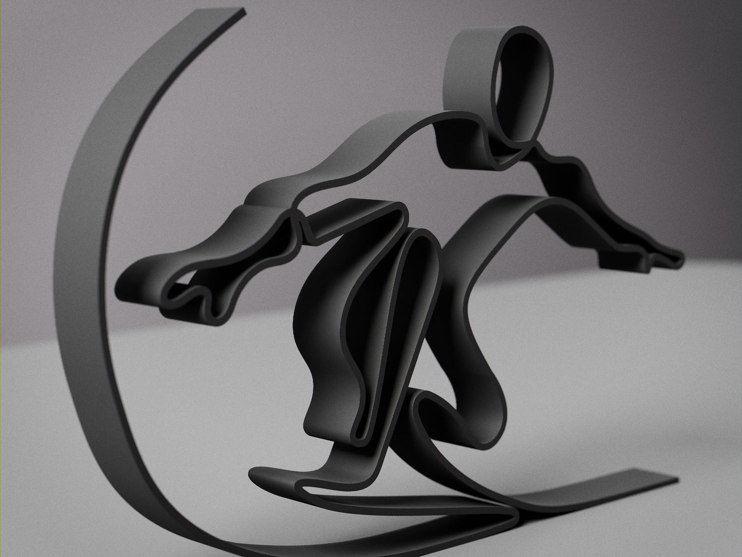 Surfer - Customized Line Art Figure