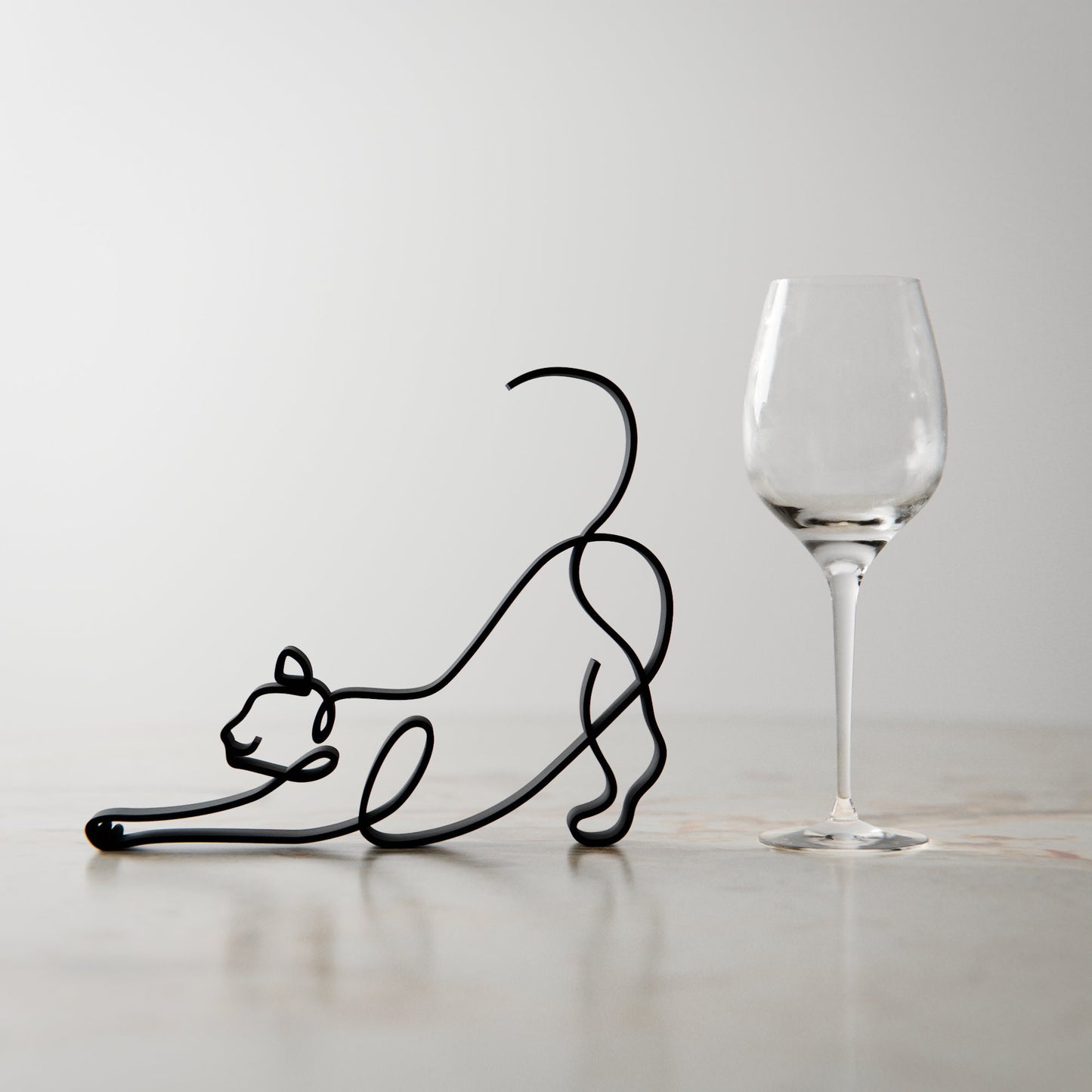 Cat 01 - Line Art Figure