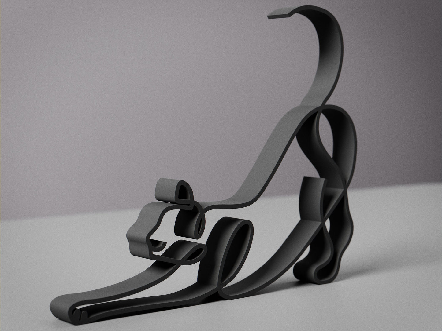 Cat 01 - Line Art Figure