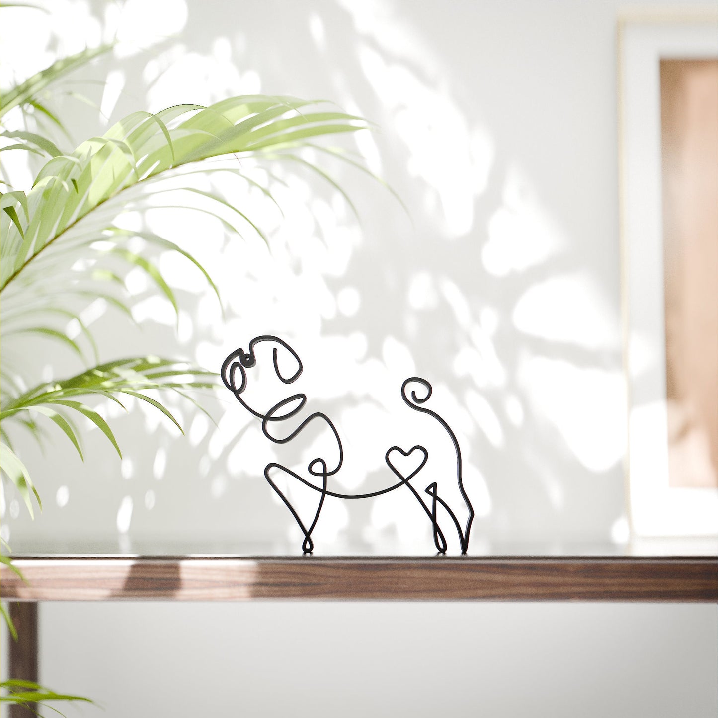 Pug - Line Art Figure