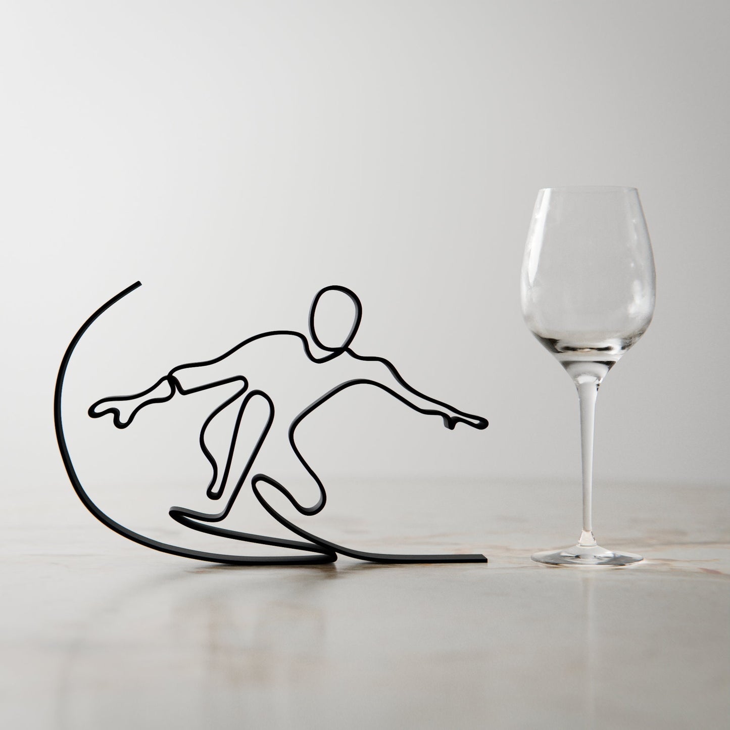 Surfer - Customized Line Art Figure