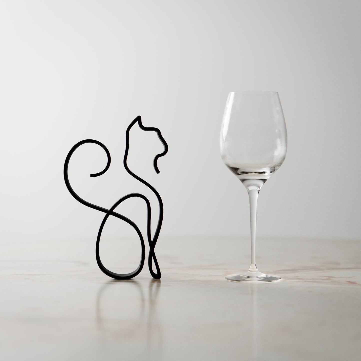 Cat 03 - Line Art Figure