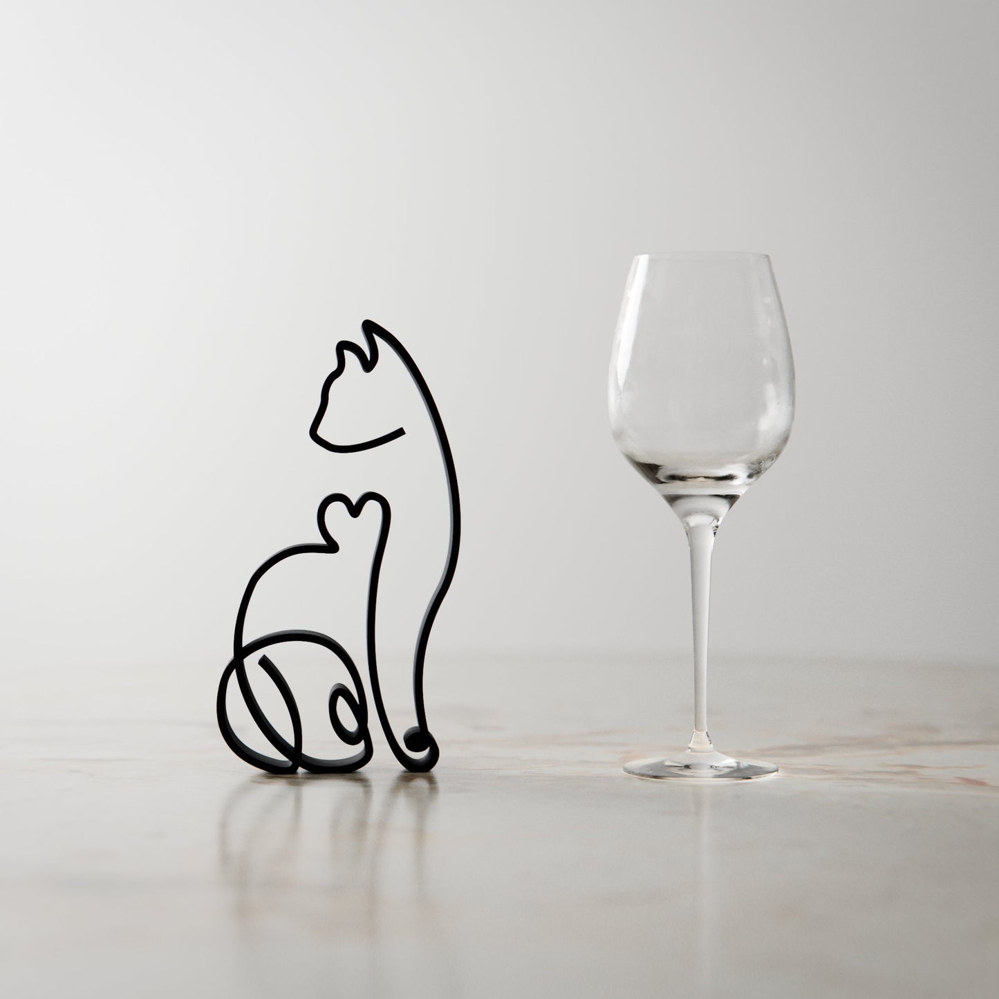 Cat 02 - Line Art Figure