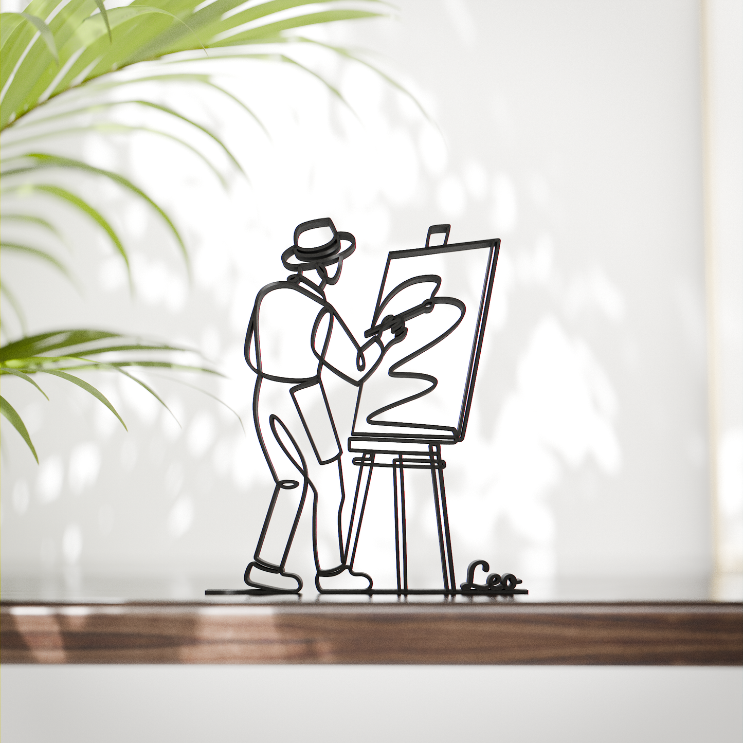 Painter - Customized Line Art Figure