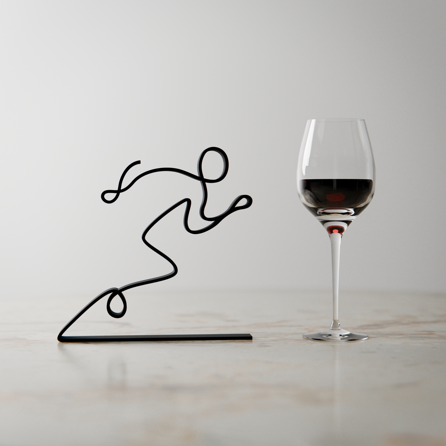 Runner/Sprinter - Customized Line Art Figure