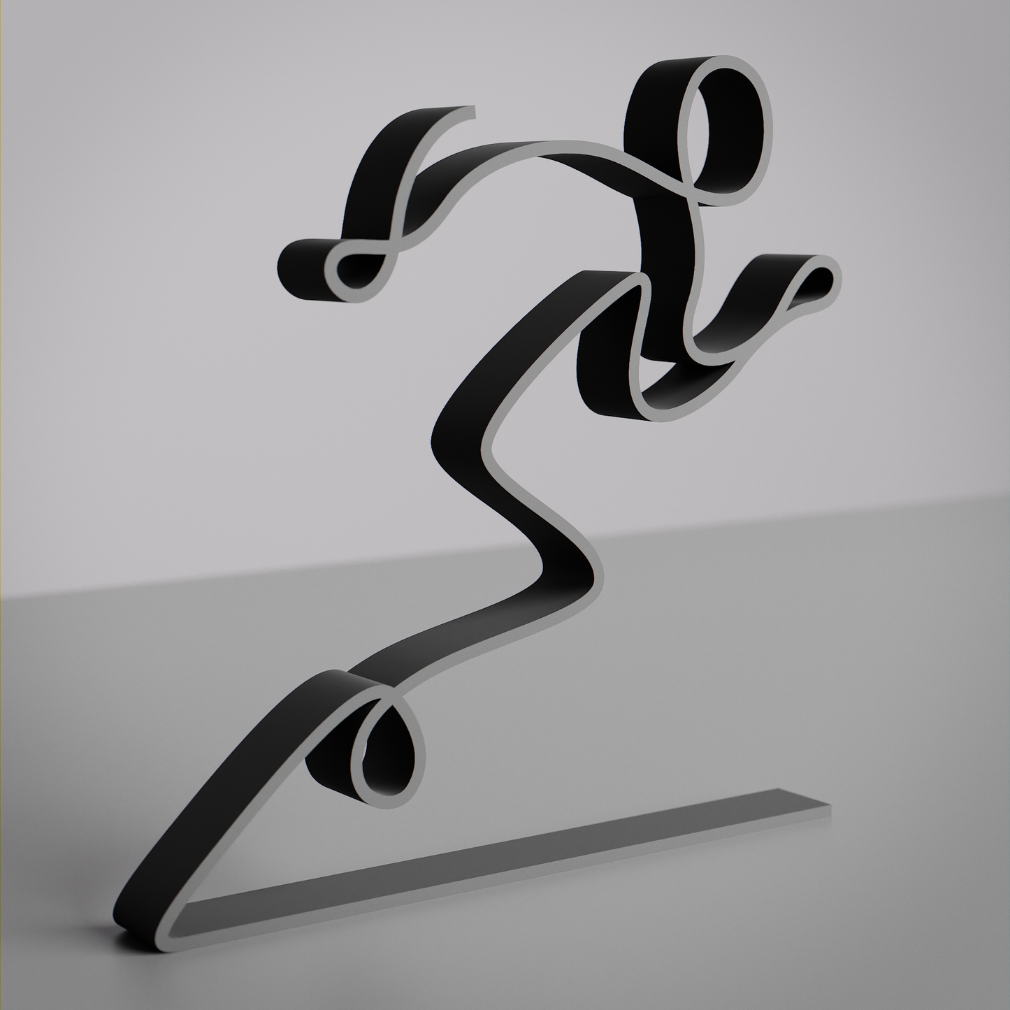 Runner/Sprinter - Customized Line Art Figure