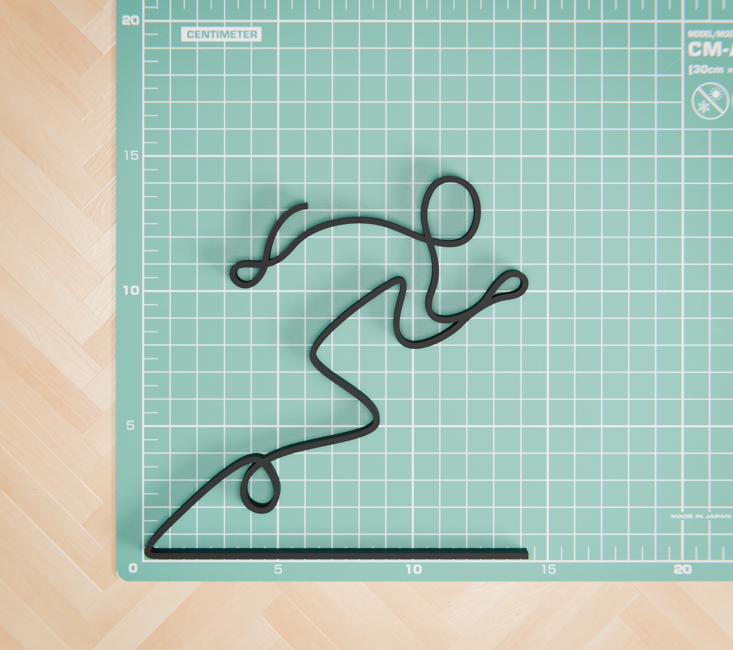 Runner/Sprinter - Customized Line Art Figure
