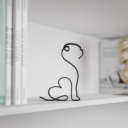 Pug - Line Art Figure - Dog 27