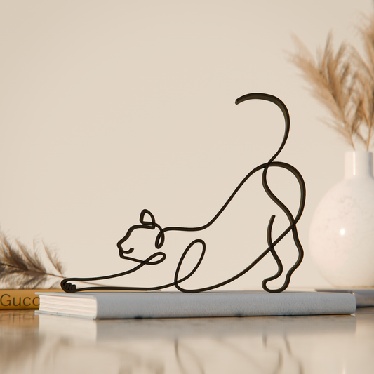 Cat 12 - Line Art Figure