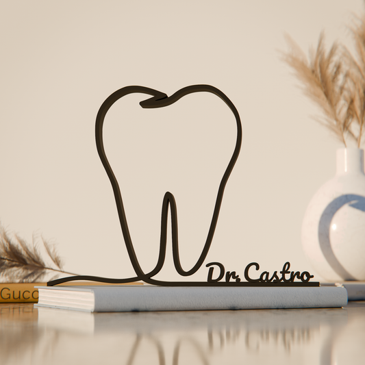 Dentist - Customized Line Art Figure