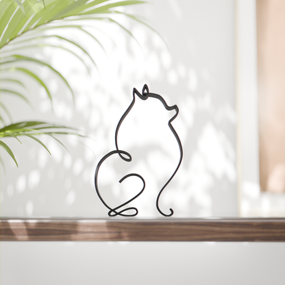 Pomeranian 02  - Line Art Figure