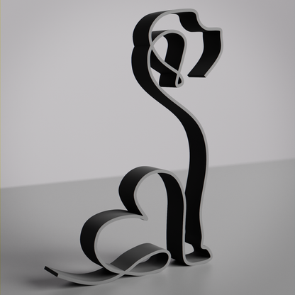 Cockapoo  - Line Art Figure