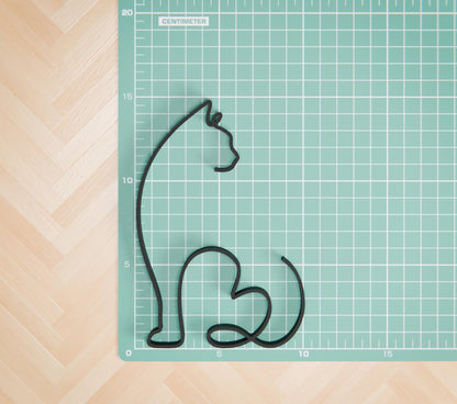 Ragdoll Cat - Line Art Figure