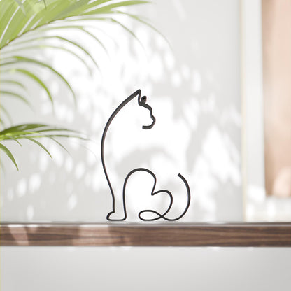 Ragdoll Cat - Line Art Figure