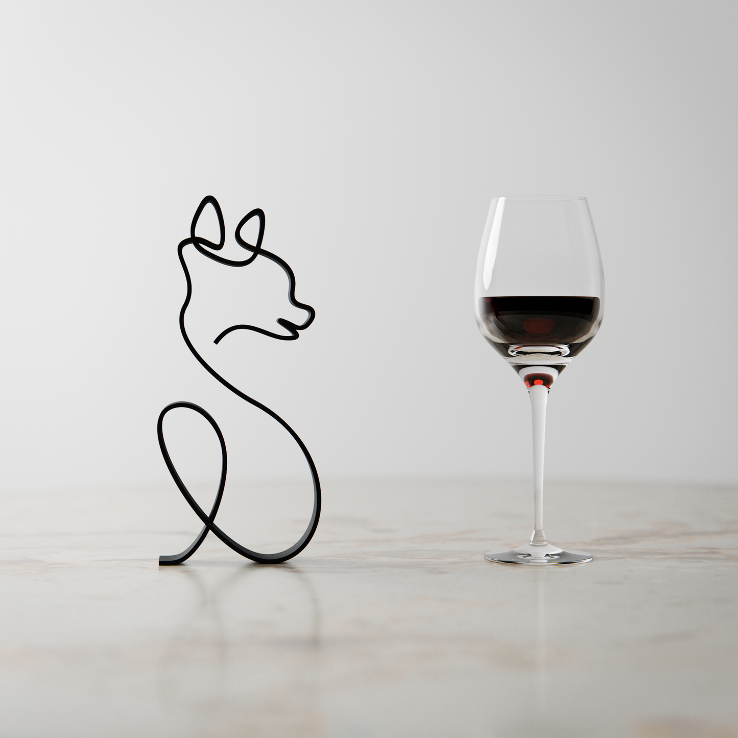 Chihuahua Dog 77 - Line Art Figure