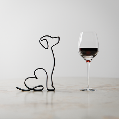 Beagle Dog 13 - Line Art Figure