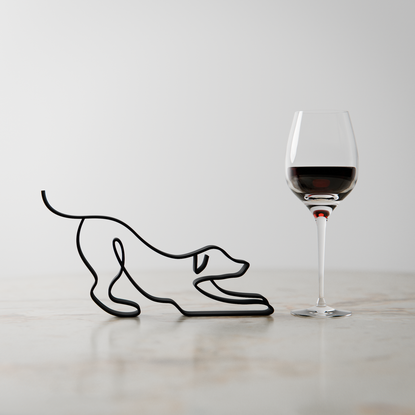Dog 80 - Line Art Figure