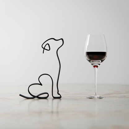 Retriever Dog 02 - Line Art Figure