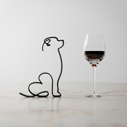 Rottweiler Dog 16 - Line Art Figure