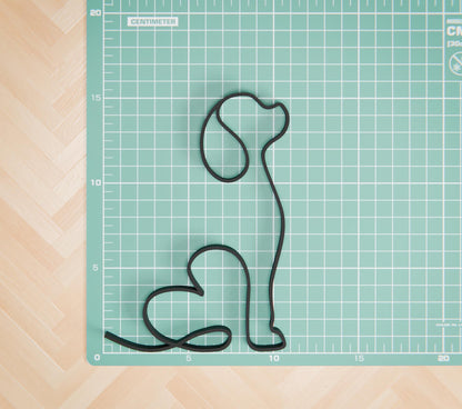 King Charles Spaniel Dog 34 - Line Art Figure