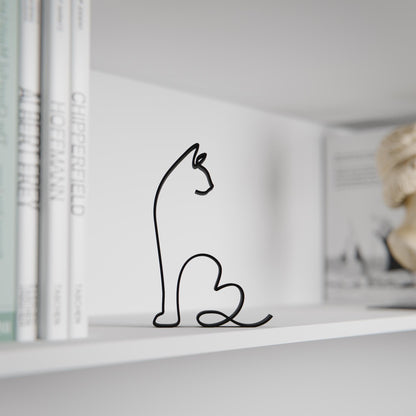 Siamese Cat - Line Art Figure