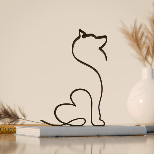 Siberian Husky - Line Art Figure - Dog 30