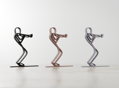 Trumpeter - Customized Line Art Figure