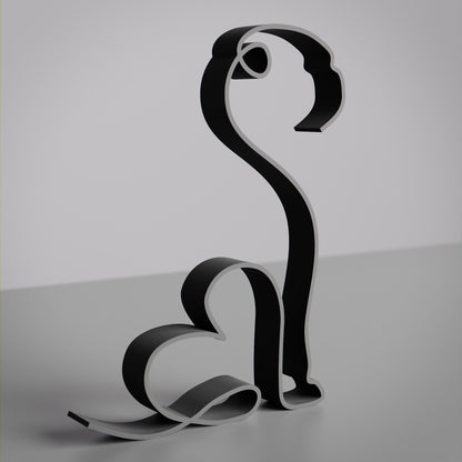 Pug - Line Art Figure - Dog 27